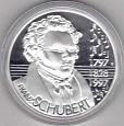 Австрия, 1997, 5 Экю, Фр.Шуберт-миниатюра